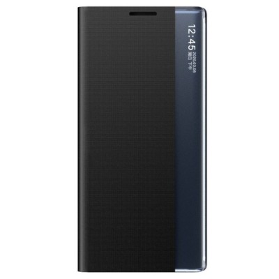 Samsung Galaxy A02s A025 (166.5x75.9x9.2mm) View Line melns atvērams maciņš (maks) | Vacins.lv