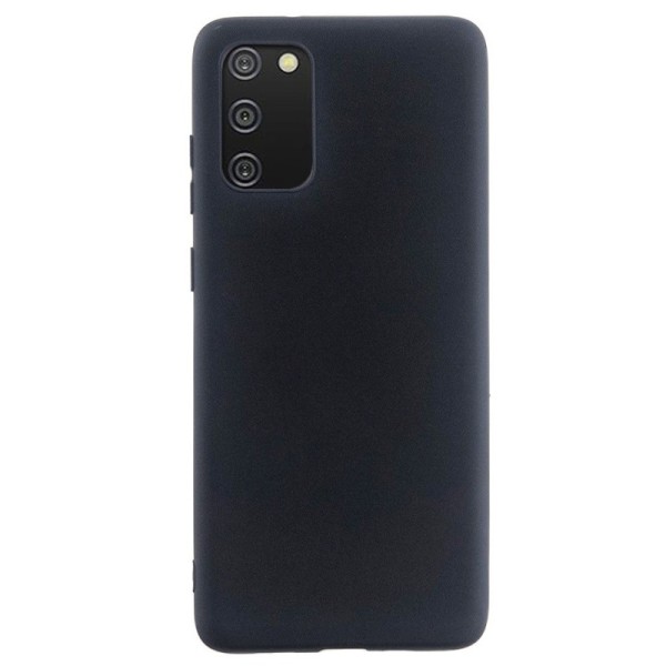 „Shell“ cieta silikona (TPU) apvalks - melns (Galaxy A02s)