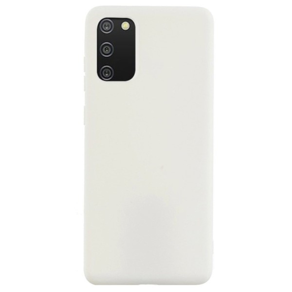 Твердый силиконовый чехол (TPU) „Shell“ - белы (Galaxy A02s)