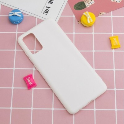 Samsung Galaxy A02s A025 (166.5x75.9x9.2mm) Shell (TPU) твердый силиконовый чехол - белый | Vacins.lv