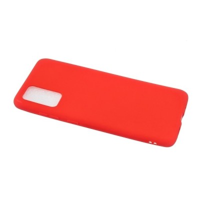 Samsung Galaxy A02s A025 (166.5x75.9x9.2mm) „Shell“ cieta silikona (TPU) sarkans apvalks | vacins.lv