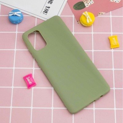 Samsung Galaxy A02s A025 (166.5x75.9x9.2mm) Shell (TPU) твердый силиконовый чехол - зелёный | Vacins.lv