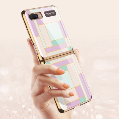 Samsung Galaxy Z Flip (F700) GKK пластиковый фиолетовый  чехол | Vacins.lv