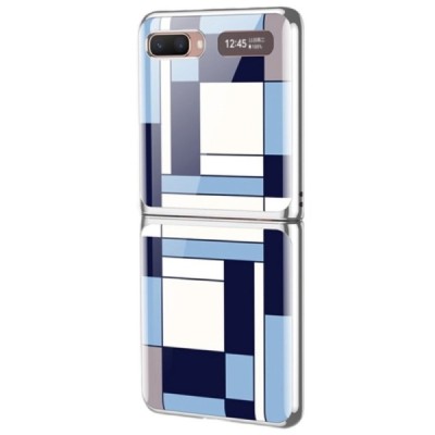 Samsung Galaxy Z Flip (F700) GKK Pattern пластиковый синий чехол | Vacins.lv