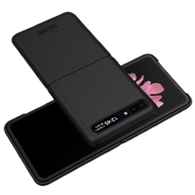 Samsung Galaxy Z Flip (F700) GKK Creative пластиковый чёрный чехол | Vacins.lv