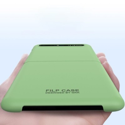 Samsung Galaxy Z Flip (F700) GKK Creative пластиковый зелёный чехол | Vacins.lv