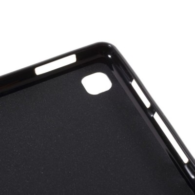 Samsung Galaxy Tab A7 Lite 8.7 2021 (T220, T225) cieta silikona (TPU) melns apvalks | vacins.lv