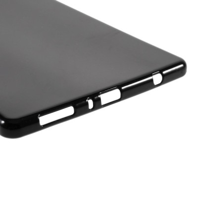Samsung Galaxy Tab A7 Lite 8.7 2021 (T220, T225) cieta silikona (TPU) melns apvalks | vacins.lv