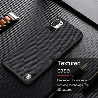 Xiaomi Poco M3 Pro (Redmi Note 10 5G) „Nillkin“ Textured Case черный чехол | Vacins.lv