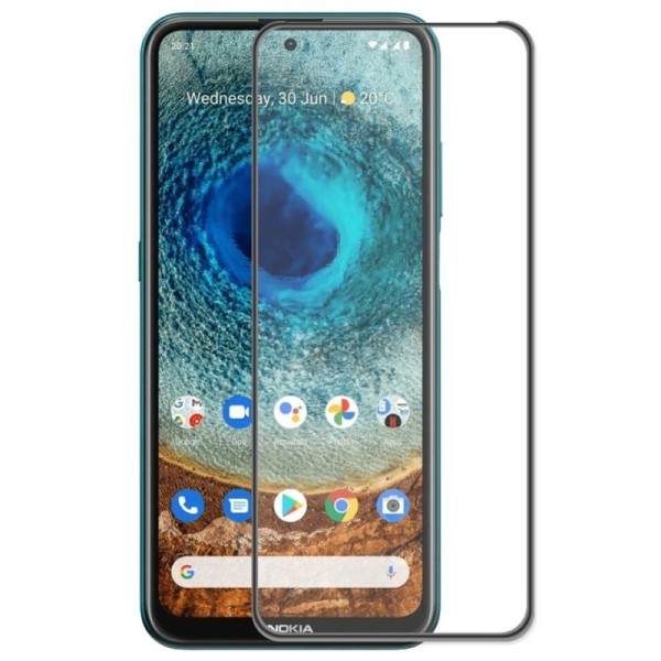 „Hat-Prince“ Tempered Glass защитное стекло экрана 0,26 мм - чёрный (Nokia X20 / X10)