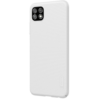 Samsung Galaxy A22 „Nillkin“ Frosted Shield balts apvalks | vacins.lv