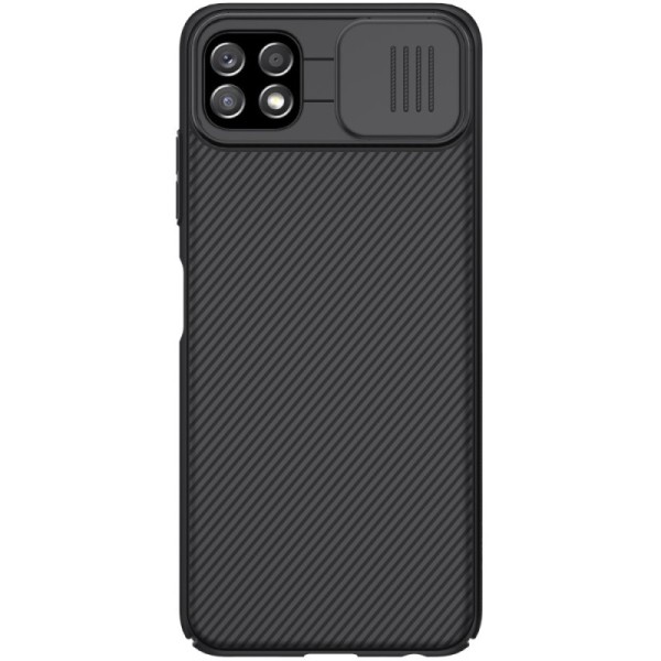 „Nillkin“ CamShield apvalks - melns (Galaxy A22 5G)