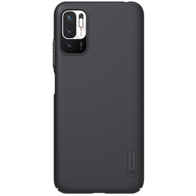 Xiaomi Poco M3 Pro (Redmi Note 10 5G) Nillkin Frosted Shield черный пластиковый чехол | Vacins.lv
