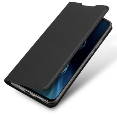 Asus Zenfone 8 (ZS590KS) „Dux Ducis“ Skin sērijas melns atvērams maciņš, maks | Vacins.lv