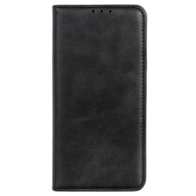 Samsung Galaxy A22 „Split“ чёрный кожаный чехол-книжка | Vacins.lv