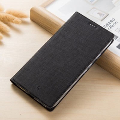 Huawei Mate 10 Lite „Vili“ atvērams melns ādas maciņš | Vacins.lv