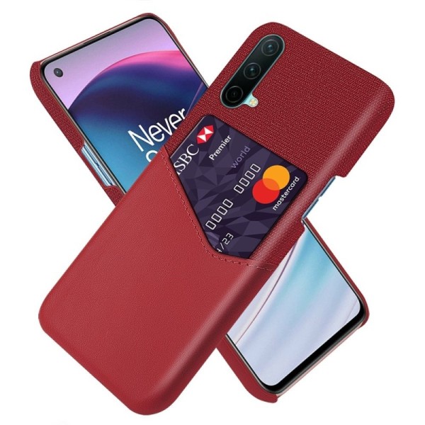 Кожаный чехол „KSQ“ Shell - красный (OnePlus Nord CE)
