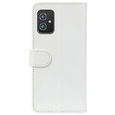 Asus Zenfone 8 (ZS590KS) atvēramais ādas balts maciņš (maks) | Vacins.lv