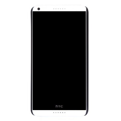 HTC Desire 816 Nillkin Frosted Shield melns plastmasas futrālis + ekrāna aizsargplēve / Vacins.lv