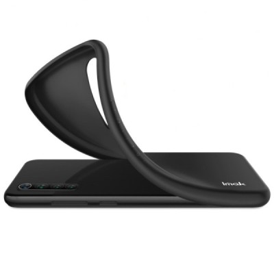 Asus Zenfone 8 (ZS590KS) „Imak“ cieta silikona (TPU) melns apvalks | vacins.lv