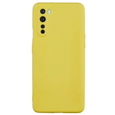 OnePlus Nord „Shell“ cieta silikona (TPU) dzeltens apvalks | vacins.lv