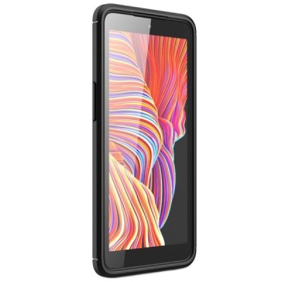 Samsung Galaxy Xcover 5 (G525) твердый силиконовый чехол (TPU) - черный | Vacins.lv