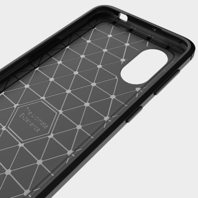 Samsung Galaxy Xcover 5 (G525) твердый силиконовый чехол (TPU) - черный | Vacins.lv