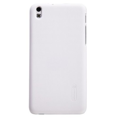 HTC Desire 816 Nillkin Frosted Shield balts plastmasas futrālis + ekrāna aizsargplēve / Vacins.lv