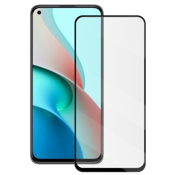 „Rurihai“ Tempered Glass pilnīgi aizsedzams ekrāna aizsargstikls 2.5D - melns (Mi 11 Lite)