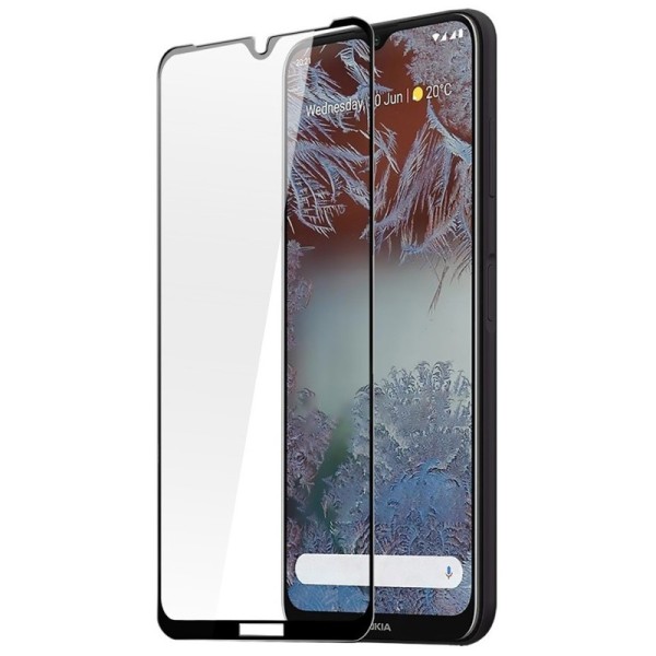 „Dux Ducis“ Tempered Glass pilnīgi aizsedzams ekrāna aizsargstikls 2.5D - melns (Nokia 6.3 / G10 / G20)