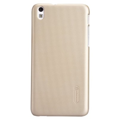 HTC Desire 816 Nillkin Frosted Shield zelts plastmasas futrālis + ekrāna aizsargplēve / Vacins.lv