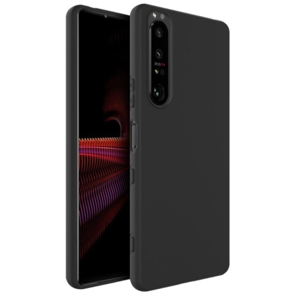 „Imak“ cieta silikona (TPU) apvalks - melns (Xperia 1 III)