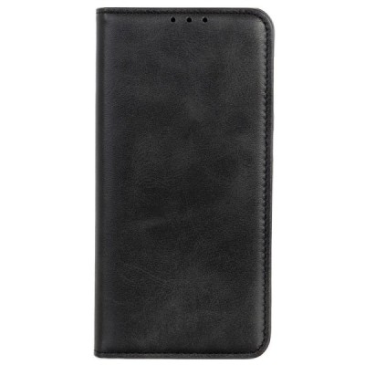 OnePlus Nord 2 „Split“ чёрный кожаный чехол-книжка | Vacins.lv