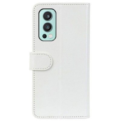 OnePlus Nord 2 atvēramais ādas balts maciņš, grāmata (maks) | Vacins.lv