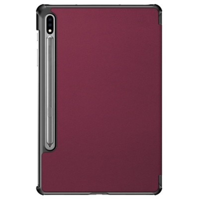Samsung Galaxy Tab S7 FE 12.4", S7+ 12.4" (T976) atvēramais bordo maciņš | Vacins.lv