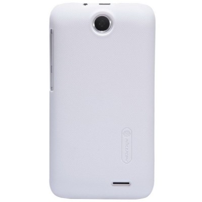 HTC Desire 310 Nillkin Frosted Shield balts plastmasas futrālis + ekrāna aizsargplēve / Vacins.lv