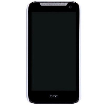 HTC Desire 310 Nillkin Frosted Shield balts plastmasas futrālis + ekrāna aizsargplēve / Vacins.lv