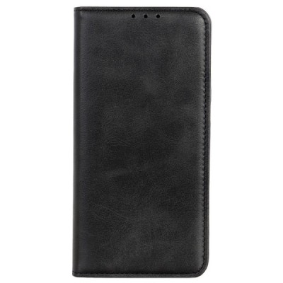 Xiaomi Poco M3 Pro (Redmi Note 10 5G) „Split“ чёрный кожаный чехол-книжка | Vacins.lv