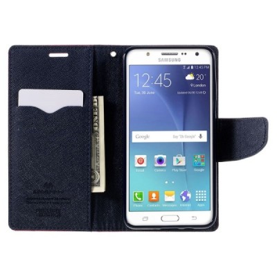Samsung Galaxy J5 2016 (J510) Mercury atvērams rozs maciņš (maks) | Vacins.lv