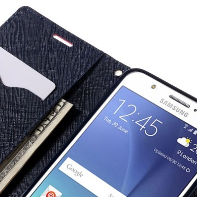 Samsung Galaxy J5 2016 (J510) Mercury atvērams rozs maciņš (maks) | Vacins.lv