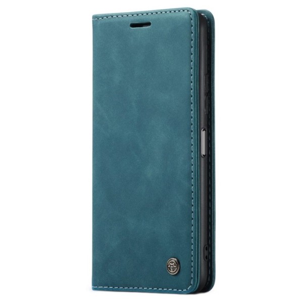 Кожиный чехол-книжка "CaseMe" Retro - зелёный (Redmi Note 10 Pro)