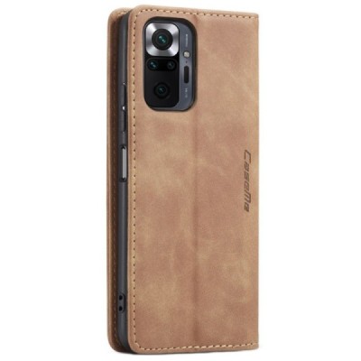 Xiaomi Redmi Note 10 Pro CaseMe Retro открываемый, светло-коричневыйого цвета, кожаный чехол – книжка | Vacins.lv