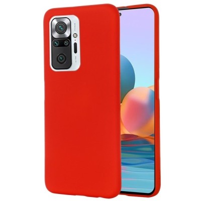 Xiaomi Redmi Note 10 Pro Shell cieta silikona (TPU) sarkans apvalks | vacins.lv