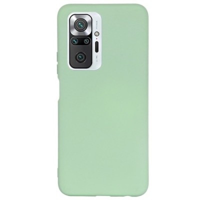 Xiaomi Redmi Note 10 Pro Shell cieta silikona (TPU) zaļš apvalks | Vacins.lv