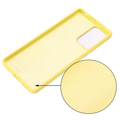 Xiaomi Redmi Note 10 Pro Shell cieta silikona (TPU) dzeltens apvalks | vacins.lv