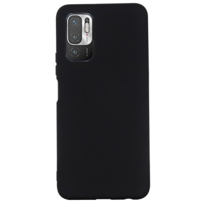 Xiaomi Poco M3 Pro (Redmi Note 10 5G) Shell cieta silikona (TPU) melns apvalks | vacins.lv