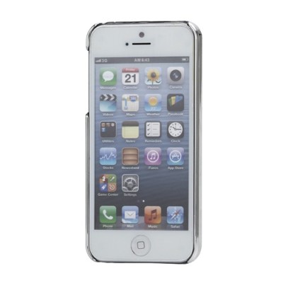 Spogulis sudrabs Apple iPhone 5 5S apvalks / vacins.lv