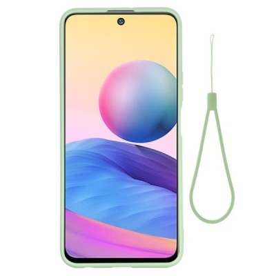 Xiaomi Poco M3 Pro (Redmi Note 10 5G) Shell (TPU) твердый силиконовый чехол - зелёный | Vacins.lv