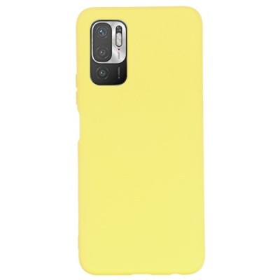 Xiaomi Poco M3 Pro (Redmi Note 10 5G) Shell cieta silikona (TPU) dzeltens apvalks | vacins.lv