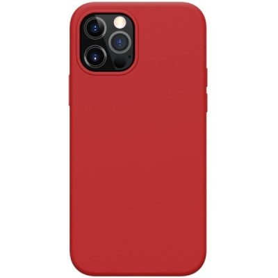 Apple iPhone 12 (12 Pro) „Nillkin“ Flex MagSafe sarkans vāciņš, apvalks | Vacins.lv